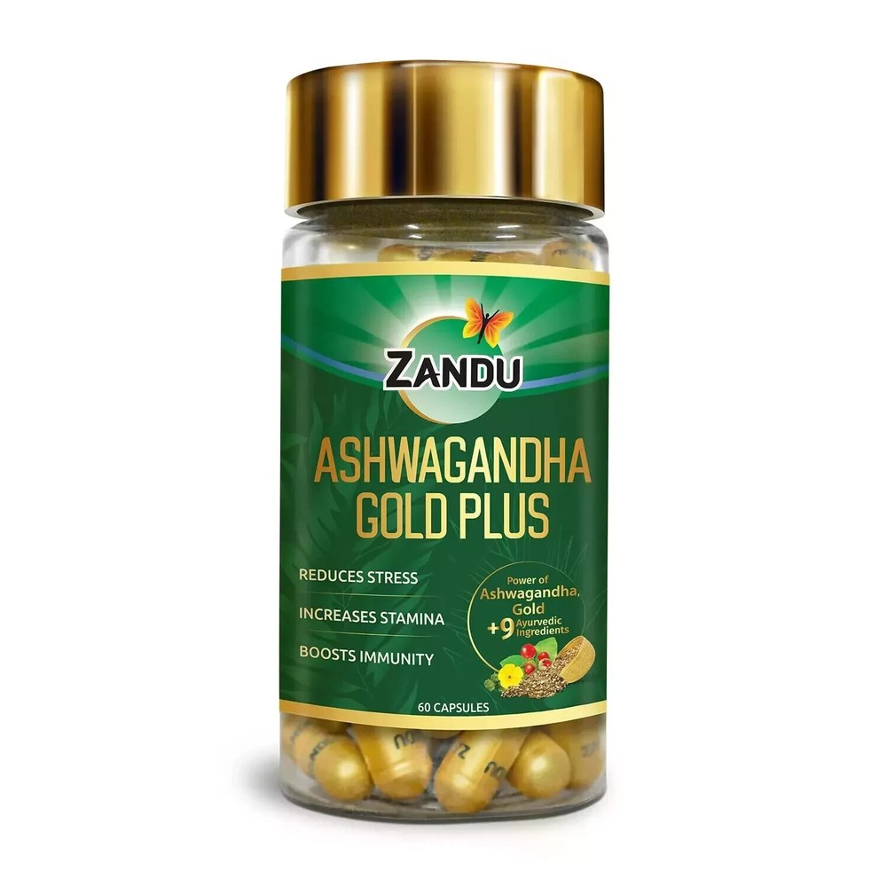 Ashwagandha - 60 Vegan Tablets Pure Root Extract High Strength Capsules