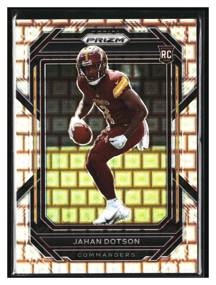 2022 Panini Prizm Jahan Dotson Rookie Pandora Prizm 217/400 Commanders Card #312