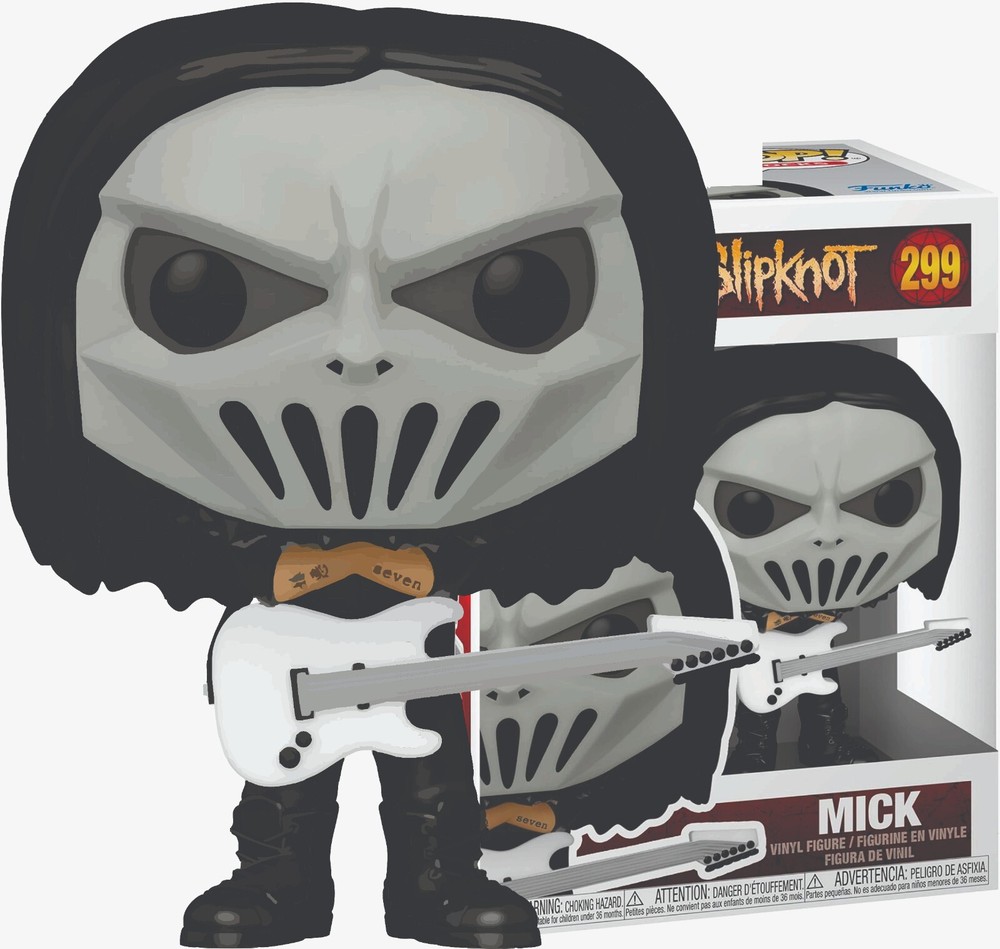 MICK SLIPNOT! FUNKO POP! 299 Guitar Heavy Metal Music NEW!!