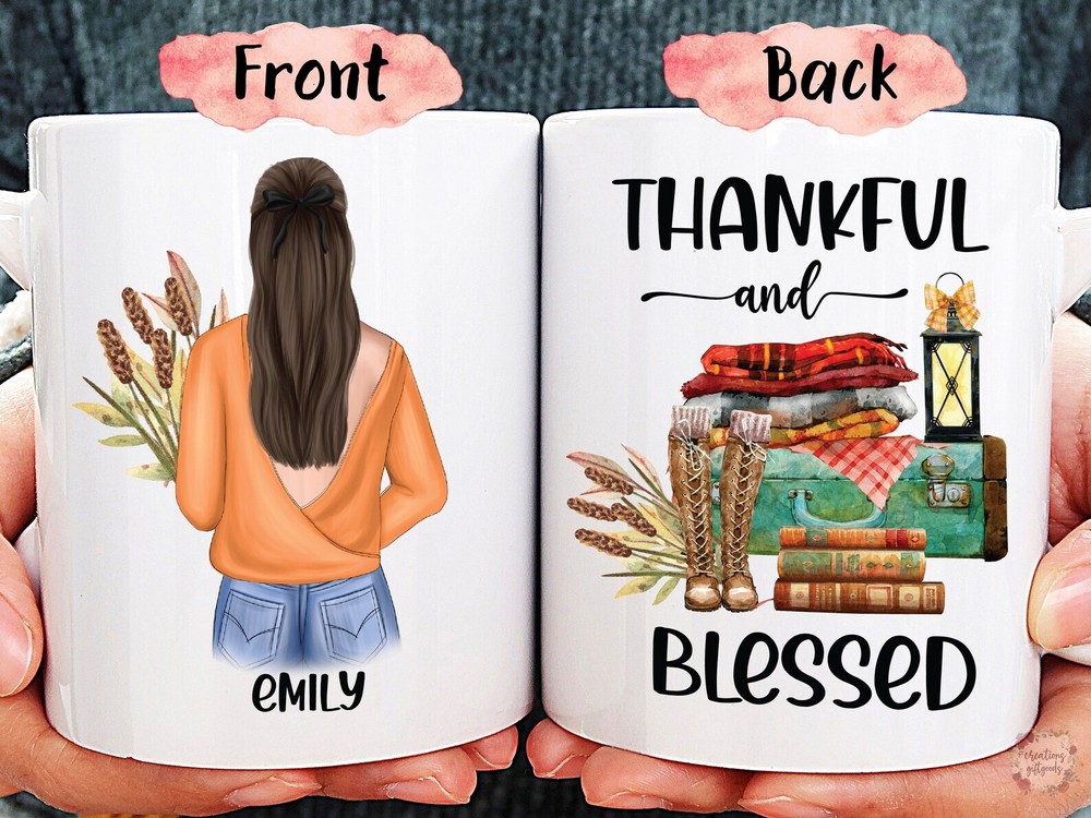 Just A Girl Who Loves Fall Coffee Mug Custom Best Friend Gifts Autumn Mug