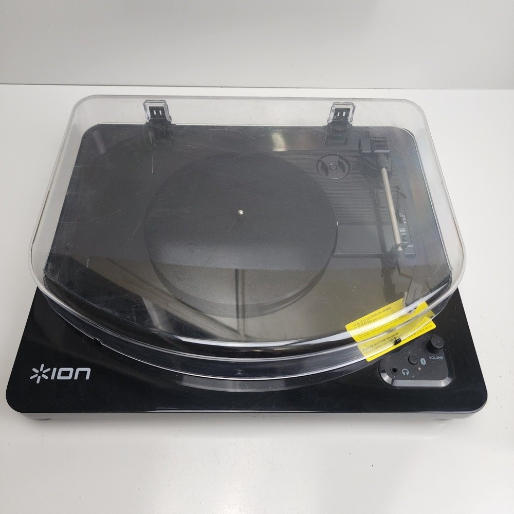 ION Air LP Bluetooth Turntable - 3-Speed Vinyl Player in Black
