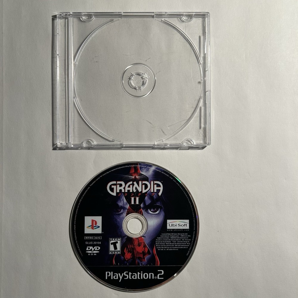 Grandia II PS2 2002 Game Disc Only