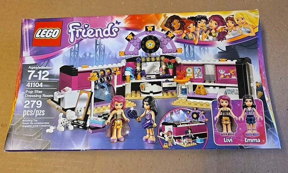 LEGO FRIENDS: Pop Star Dressing Room (41104) RETIRED New Sealed Read Description