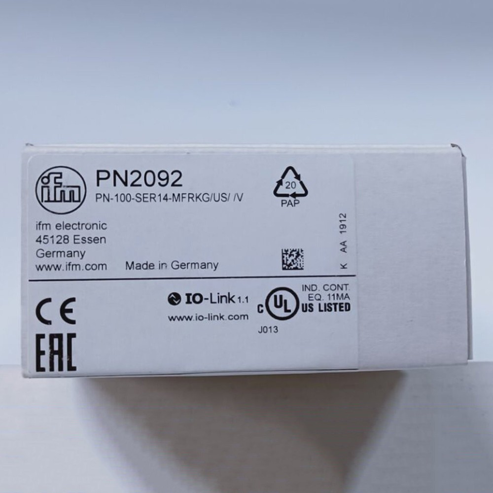 One New IFM PN2092 Pressure Sensor In Box Fast Ship #A6-4