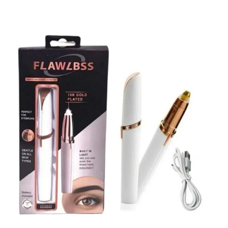 Mini Electric Eyebrow Trimmer Portable Women's Facial Hair Shaver Remover