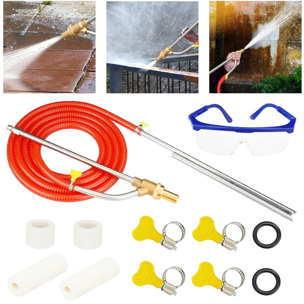 5000 PSI Sandblasting Kit for Pressure Washer Sand Blaster Attachment Power
