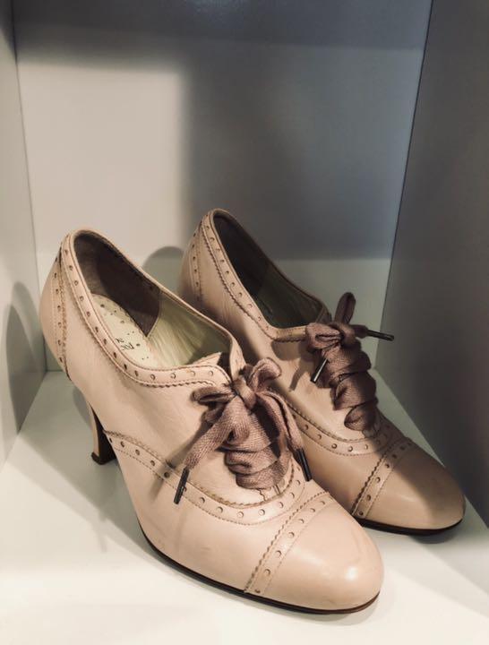 Vivienne Westwood Women 6.5US Limited Edition Natural Material Pink Shoes Pumps