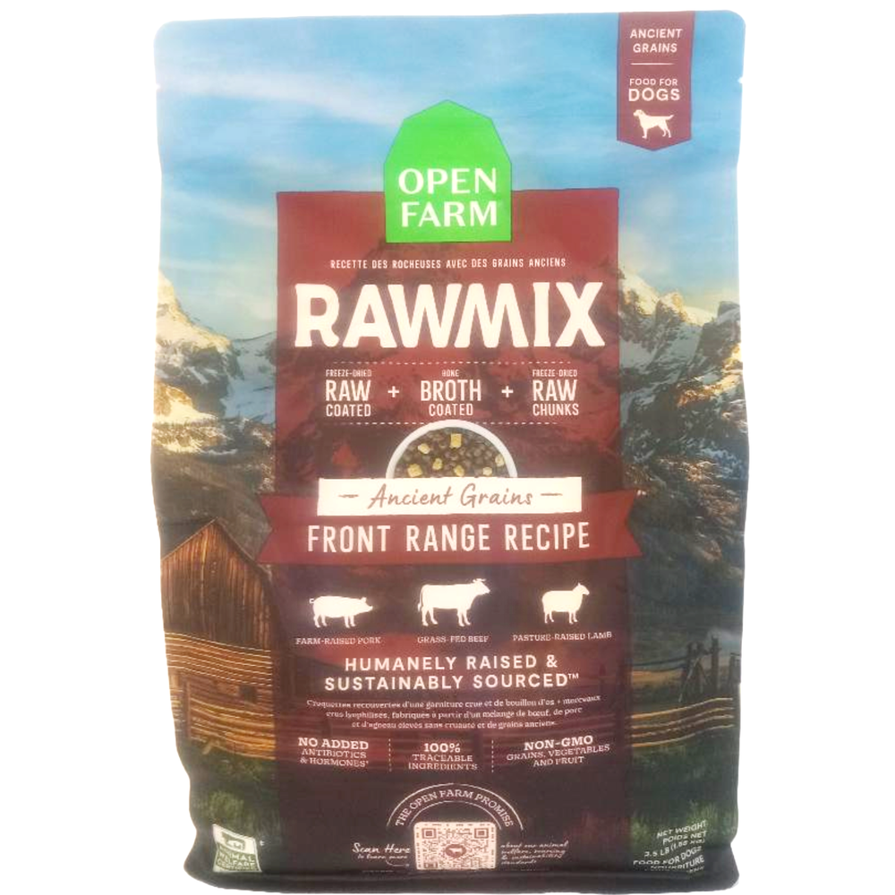 Open Farm Rawmix Front Range Grain Free Dog Food 3.5 lbs High Protein