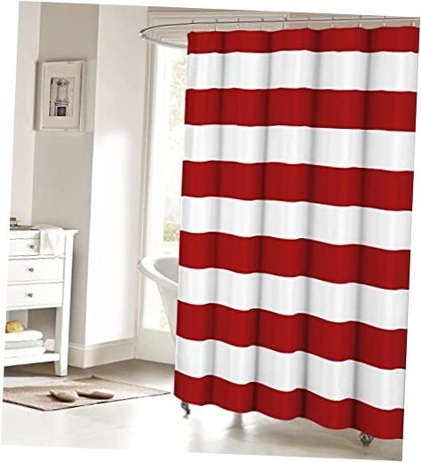 Stripe Shower Curtain for Bathroom, 36