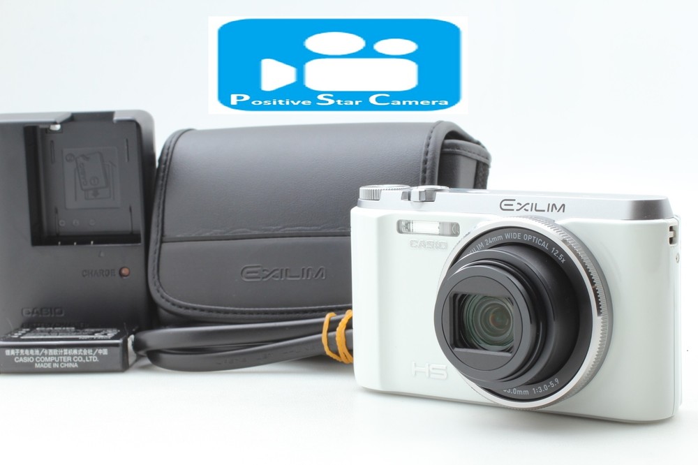 🎦VIDEO👀[MINT] Casio EXILIM EX-ZR1000 16.1MP White Digital Camera From JAPAN