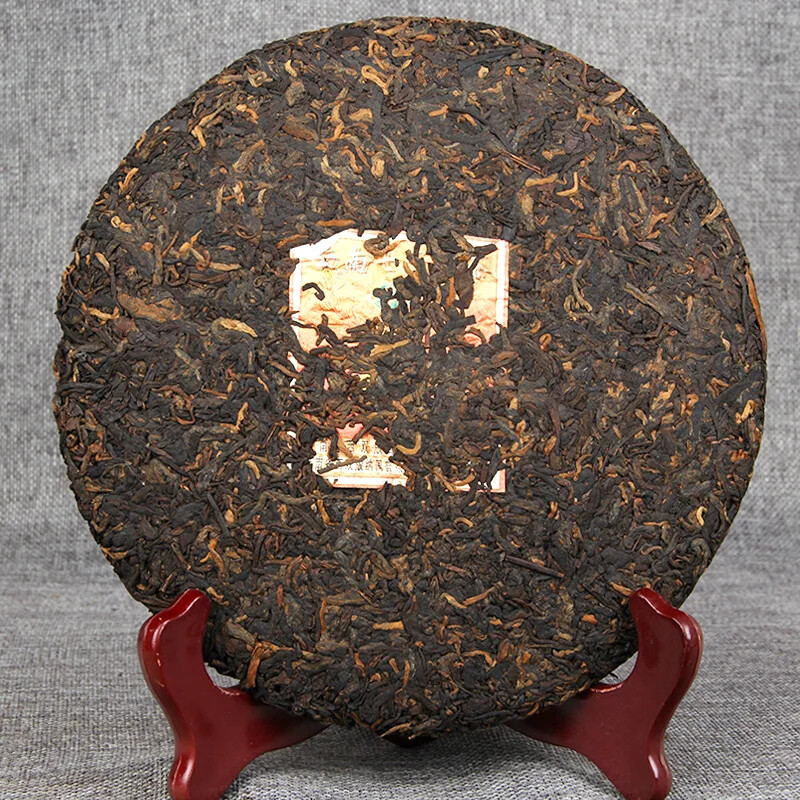 Yunnan Pu'er Qizi Cake Tea 2006 Ripe Cake Tea Cake 400g Ten Years Old Fragrance