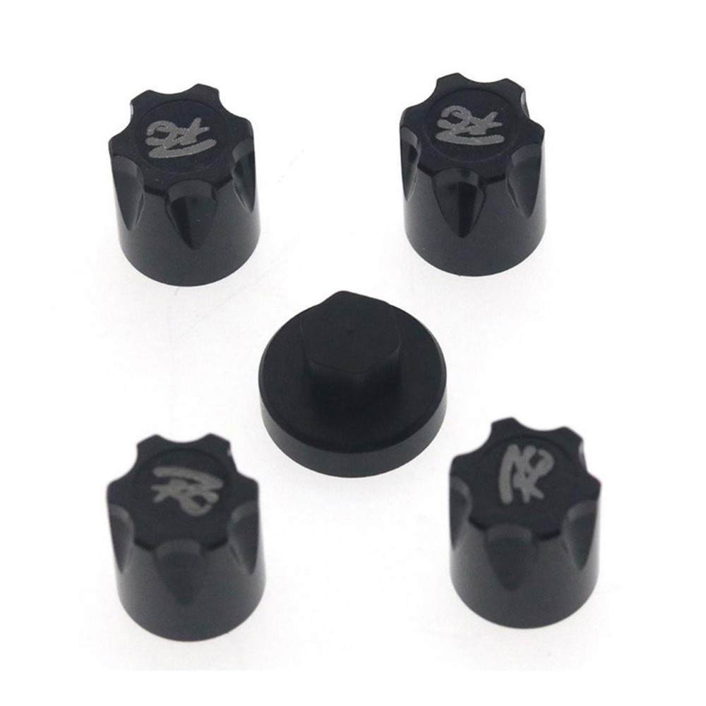 4* Aluminum Alloy RC Car Wheel Rim Center Caps M4 Nut for Axial 1/10 RC Car TRX4