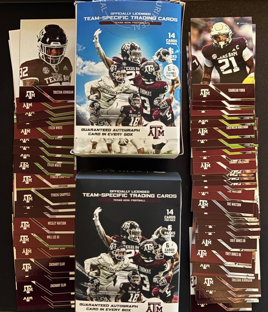 Texas A&M 2024 Onit Athlete Singles Pick Your Player Complete Your Set