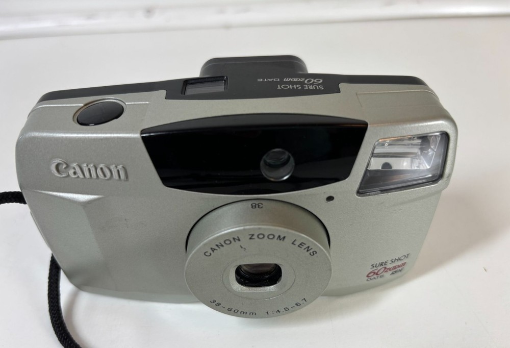 Canon Sure Shot 60 Zoom Date 35mm Film Camera Point & Shoot