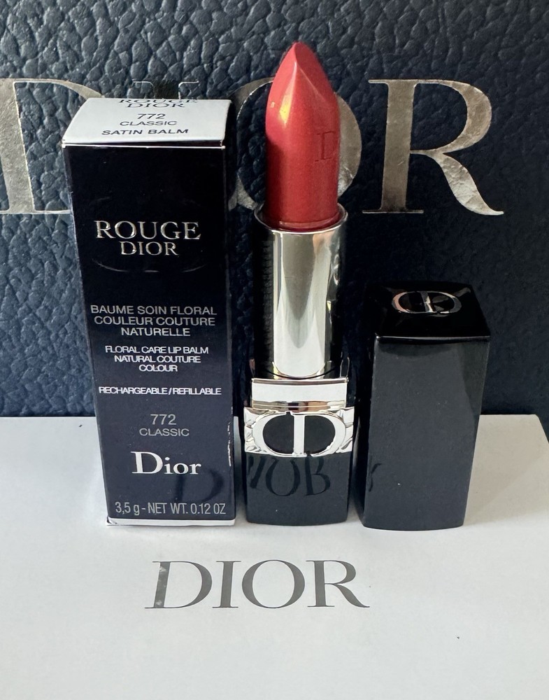 Dior Rouge  # 772 CLASSIC - Stain Blam refillable - Hard To Find -New In Box