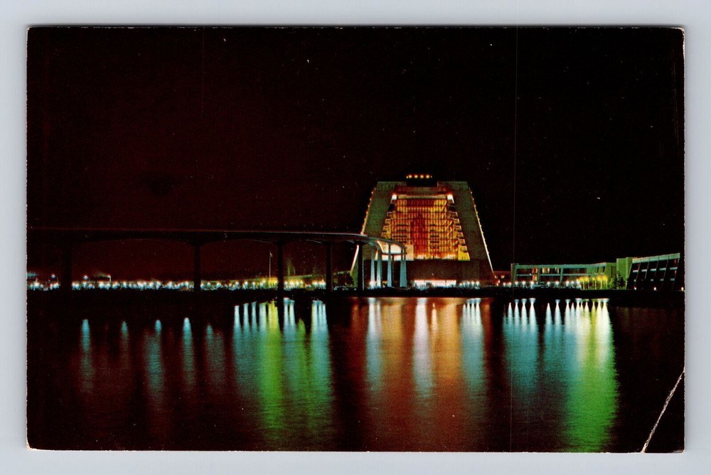 Vintage Disney World Contemporary Resort Orlando Florida Souvenir Postcard