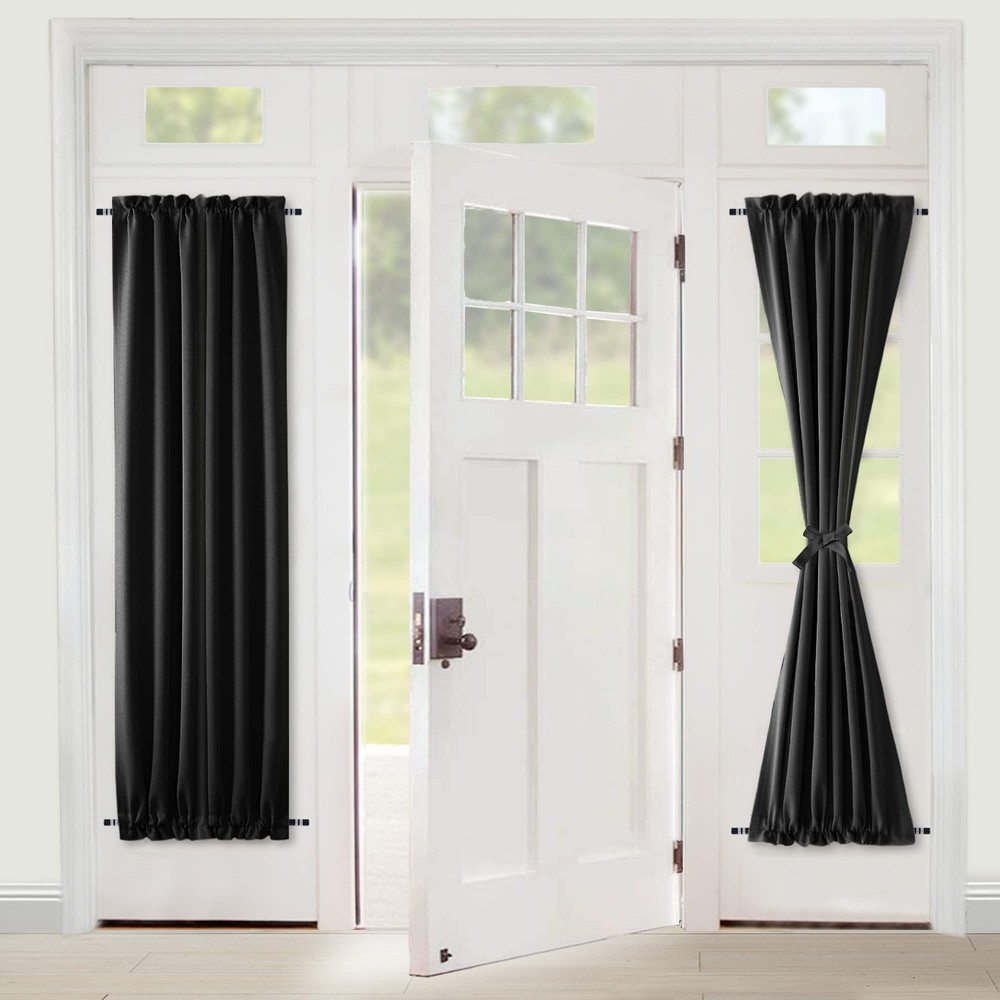 Thermal Blackout Door Curtains for French Doors and Windows