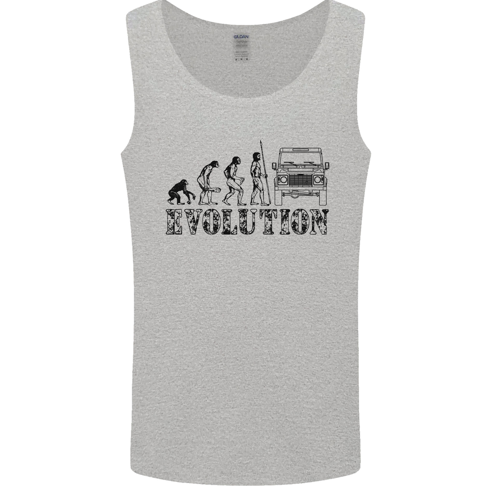 4x4 Evolution Off Roading Road Driving Mens Vest Tank Top
