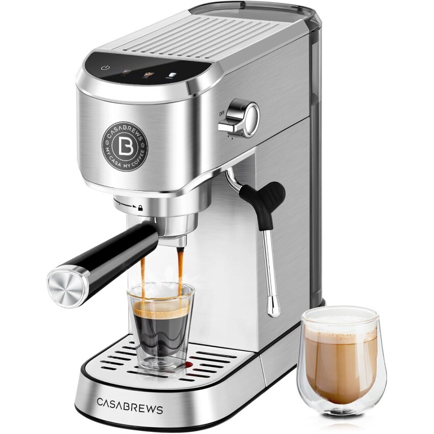 CASABREWS CM5418J 20 Bar Professional Espresso Machine with Milk Frother