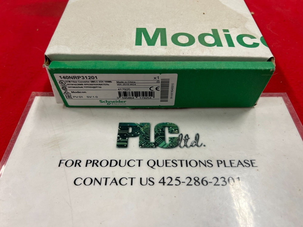 140NRP31201 Schneider Electric Ethernet Fiber Converter 140-NRP-312-01