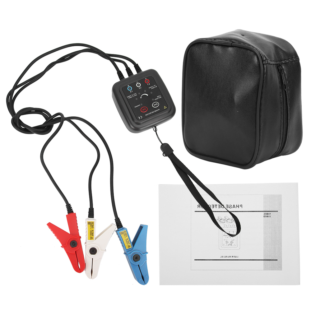 ETCR1000C Non-Contact LED Phase Sequence Detector with Magnetic Base for Easy Testing