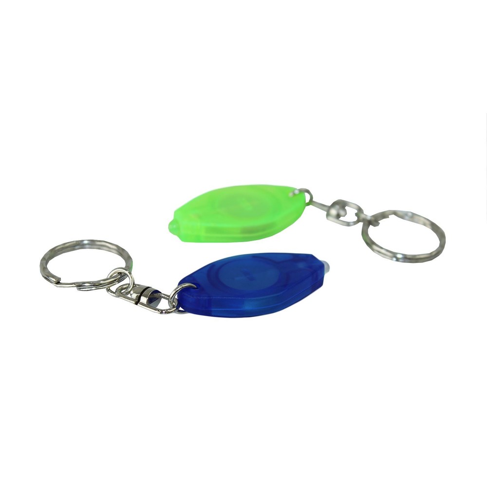 Led Torch Bright Keyring Green Blue Club Ultra High Intensity Night Safe 2 Pack