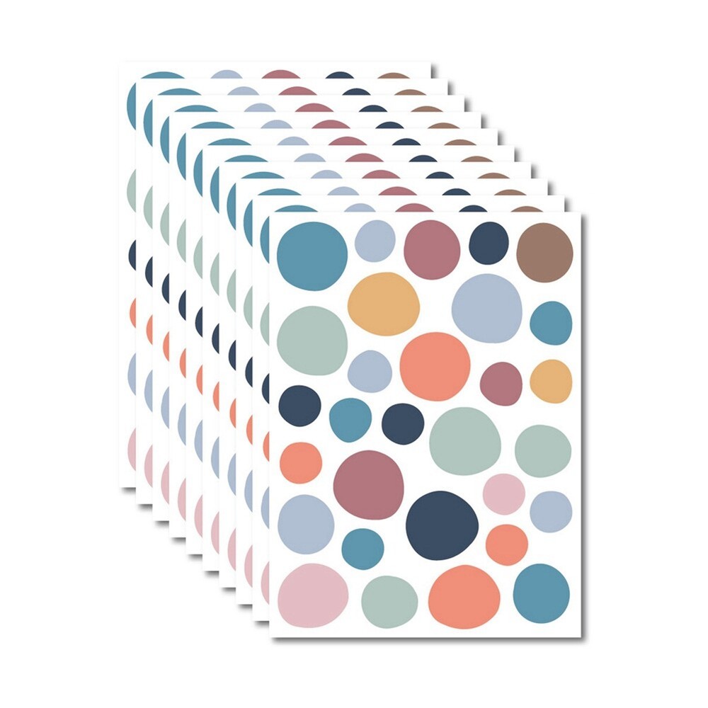 300Pcs  Polka Dots Wall Stickers for Nursery  Bedroom T5Y97114