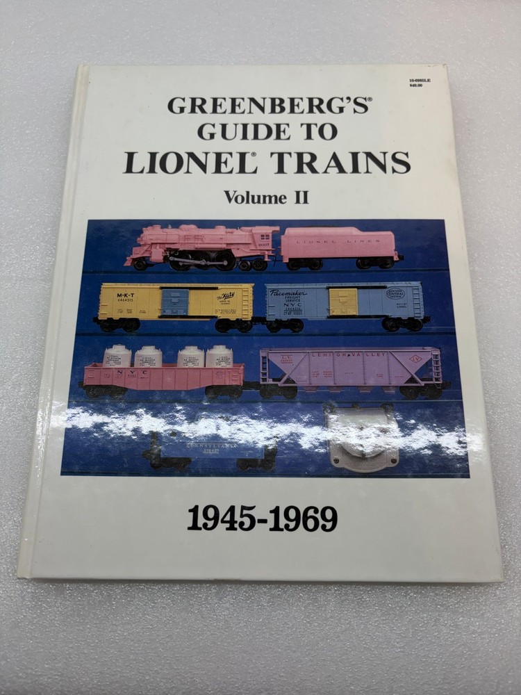 Greenberg's Guide to Lionel Trains 1945-1969 Volume II Free Shipping