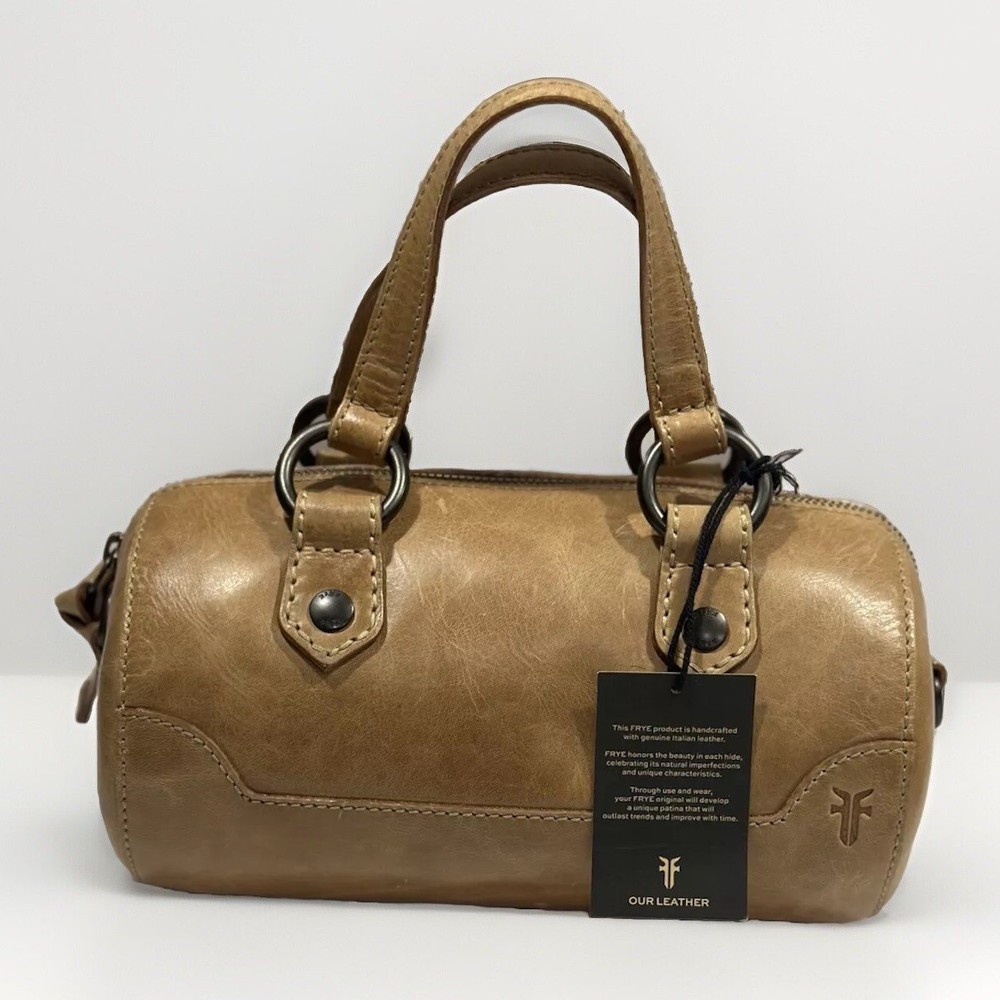 Frye Melissa Mini Barrel Crossbody Bag in Genuine Leather