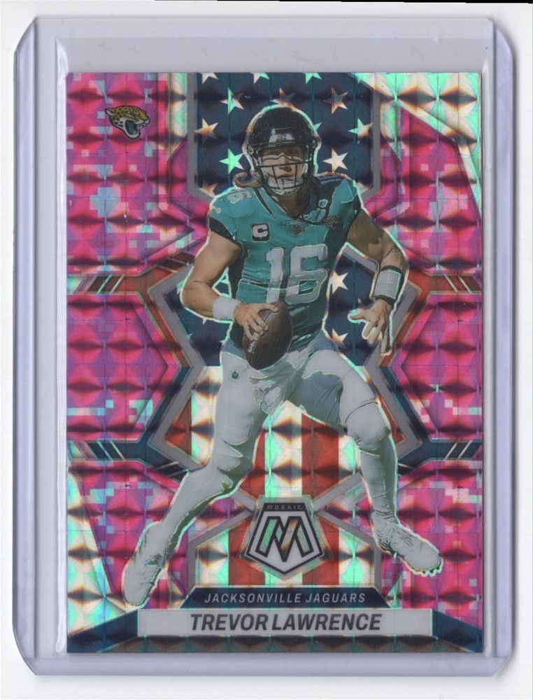 2022 Panini Mosaic Pink Camo Prizm Trevor Lawrence Jacksonville Jaguars #267