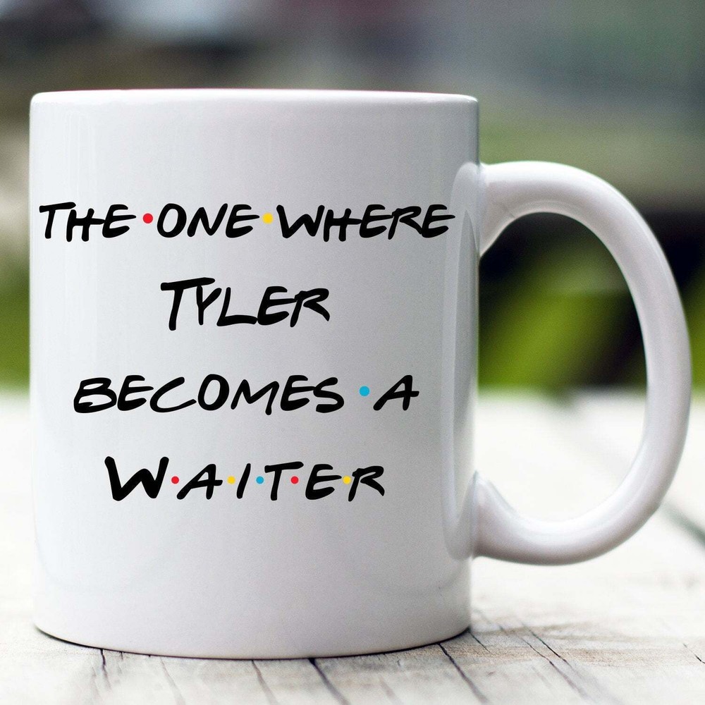 Personalized Waiter Mug The One Where Becomes Waiter Custom Waiter Mug Waiter