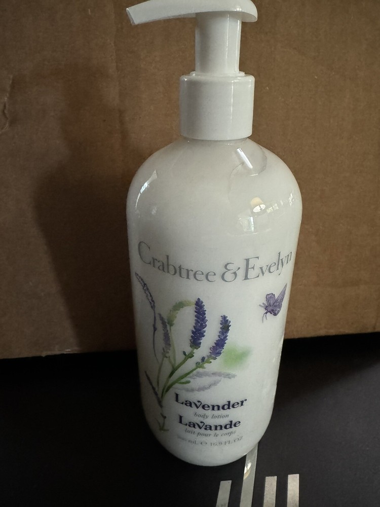 New Crabtree & Evelyn LAVENDER Body Lotion 16.9 oz