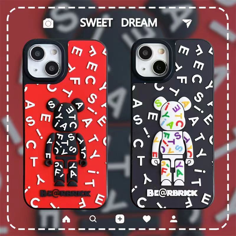 New cool bear Cartoon Phone Case for iPhone 16 15 14 13 12 11 Pro Max New style