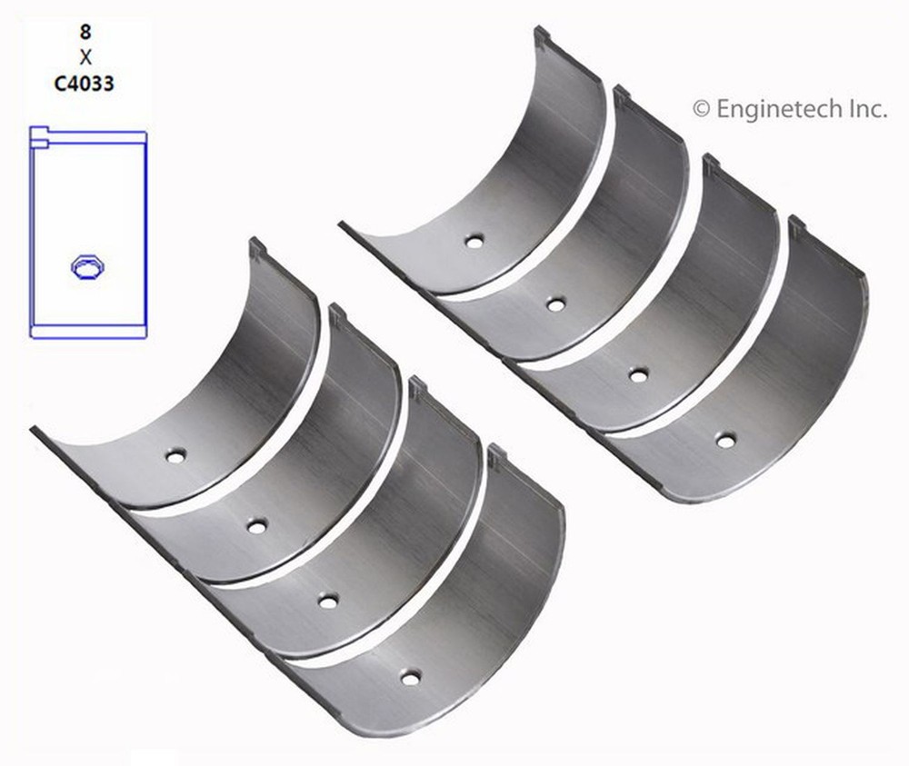 High-Quality Connecting Rod Bearing Set BB1520.50 for 88-09 Acura Honda Isuzu Vehicles