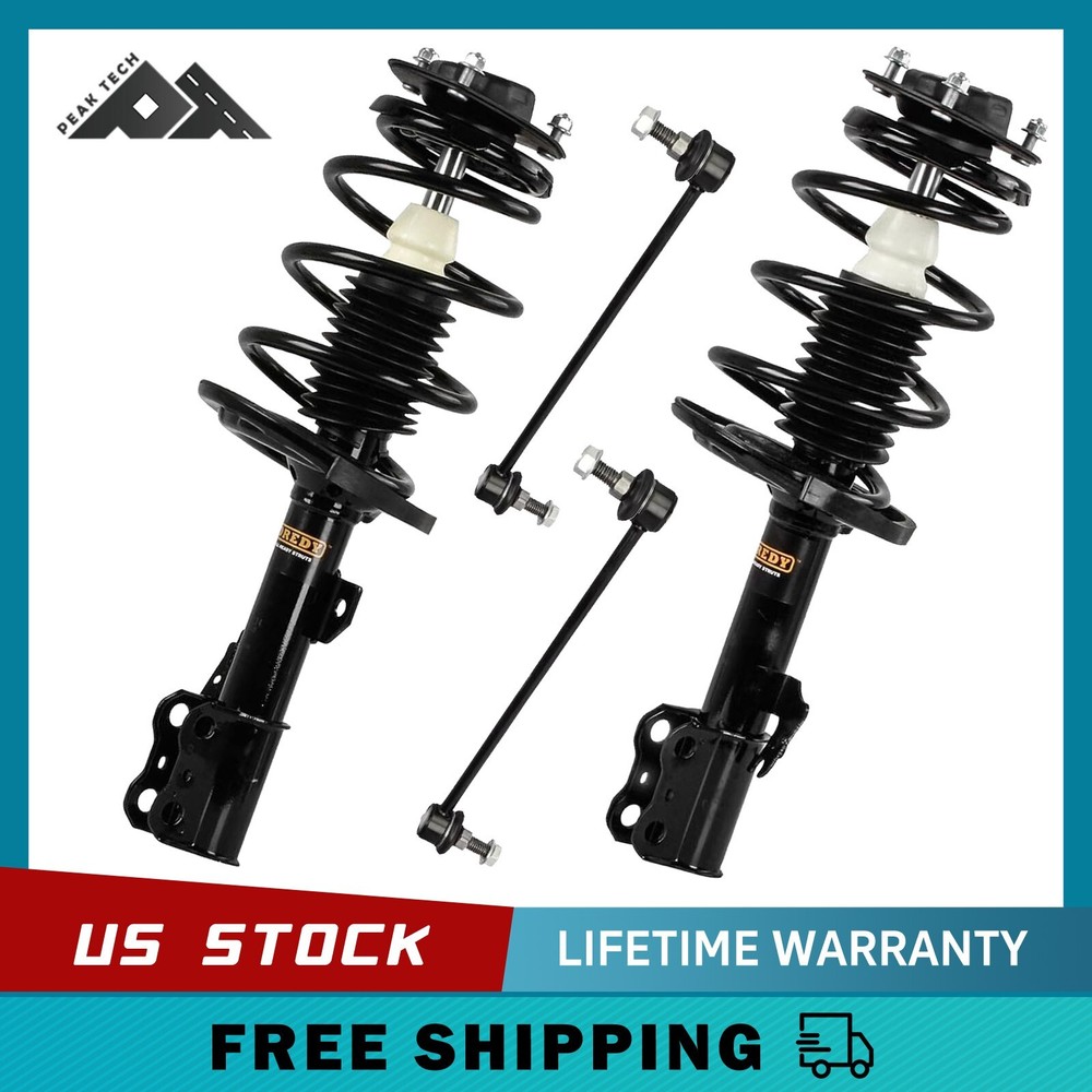 4PC Front Strut & Sway Bar Link Kit for 2004-2006 Toyota Camry Solara Lexus ES330