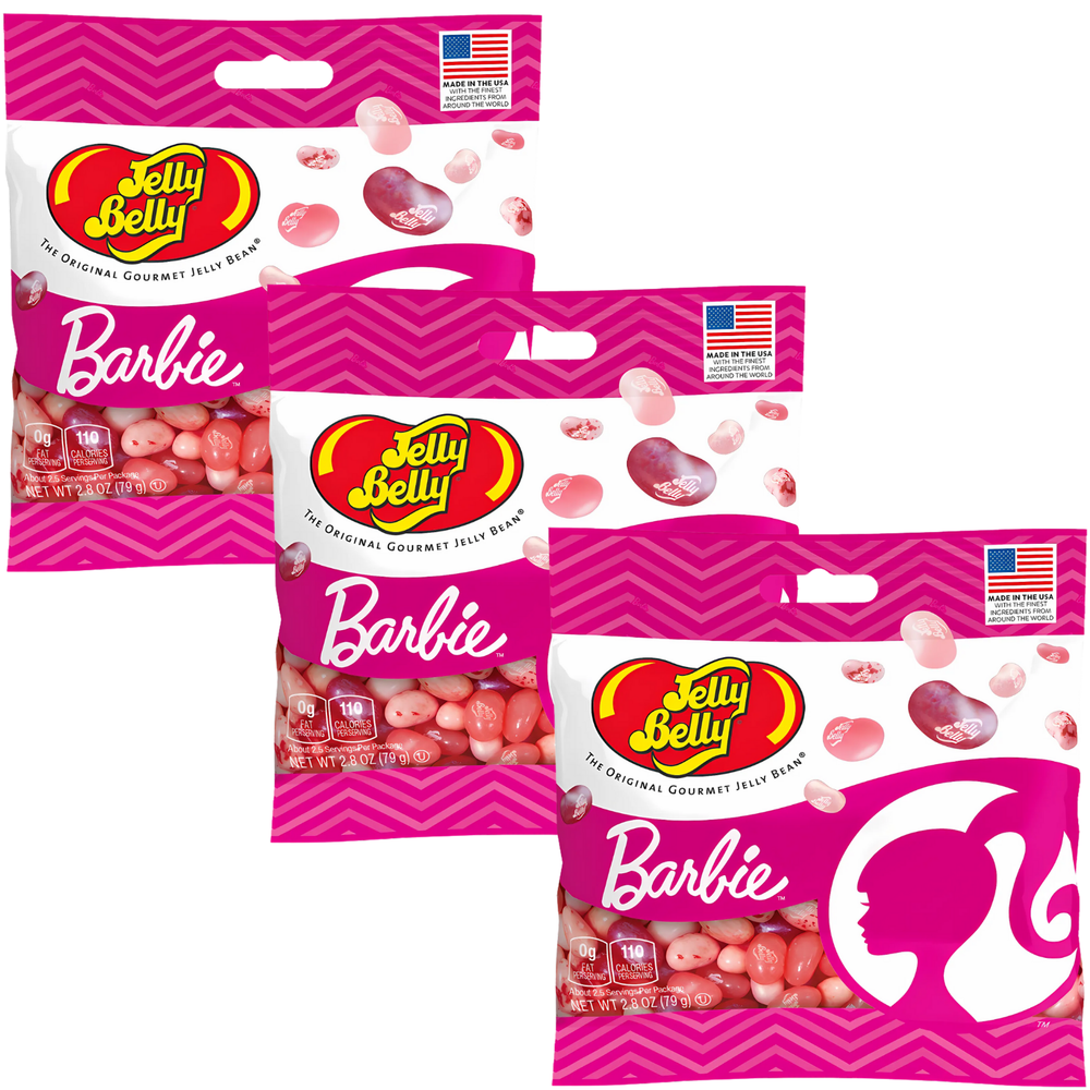 Jelly Belly Barbie Gourmet Jelly Beans 3-Pack