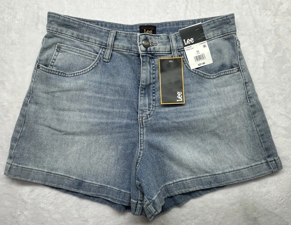 Lee Fresh Day Denim Shorts Women’s Size 12 4” Inseam