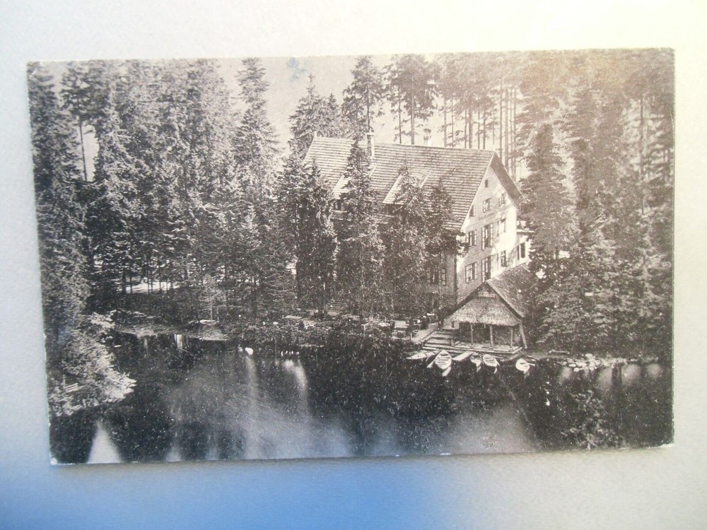 Postcard Black Forest Mummelsee Rare View 1920s?