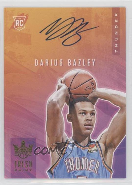 2019-20 Panini Court Kings Fresh Paint /149 Darius Bazley #FP-DBZ Rookie Auto RC