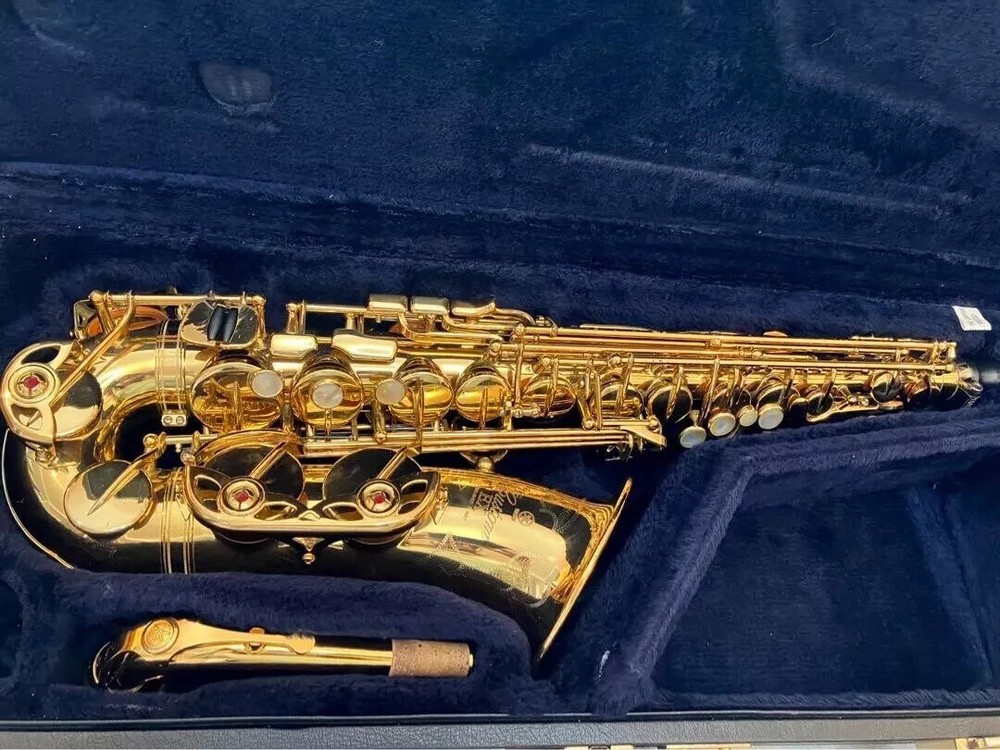 YAMAHA YAS-875EX Alto Saxophone Gold G1 Neck w/ Hard case Wind instrument Used