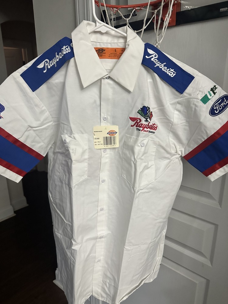 Raybestos Large Crew Shirt Racing Best in Brakes Team Issued rare Mens