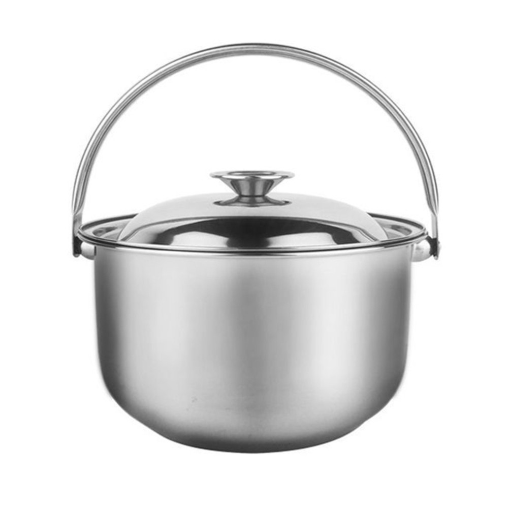 Stainless Steel Soup Pot with Lid – Durable Stew Pan for Cooking