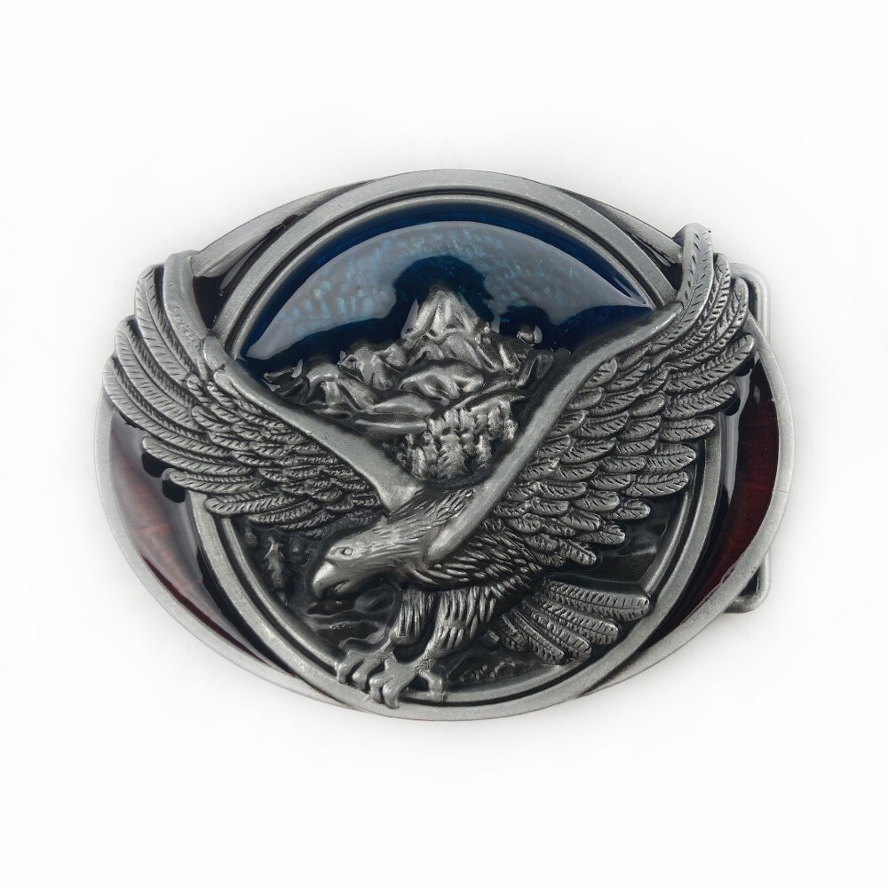 Flying Eagle Western Belt Buckle for Men & Women Cowboy Rodeo Vintage Style Wear