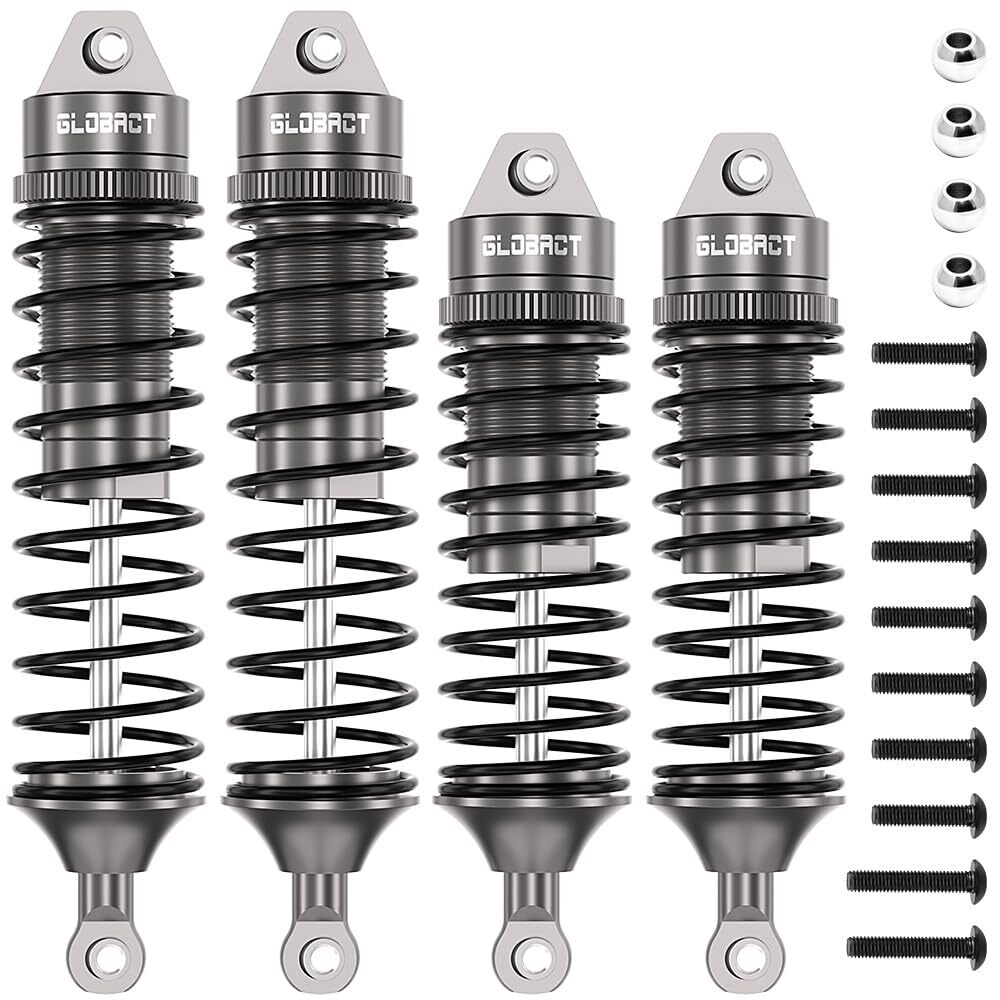 RC Oil Shock Absorber Aluminum Adjustable Front & Rear Shocks for Traxxas Sla...