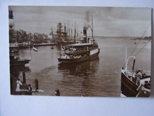 Ansichtskarte Flensburg Hafen 1927 (Nr.672) -II