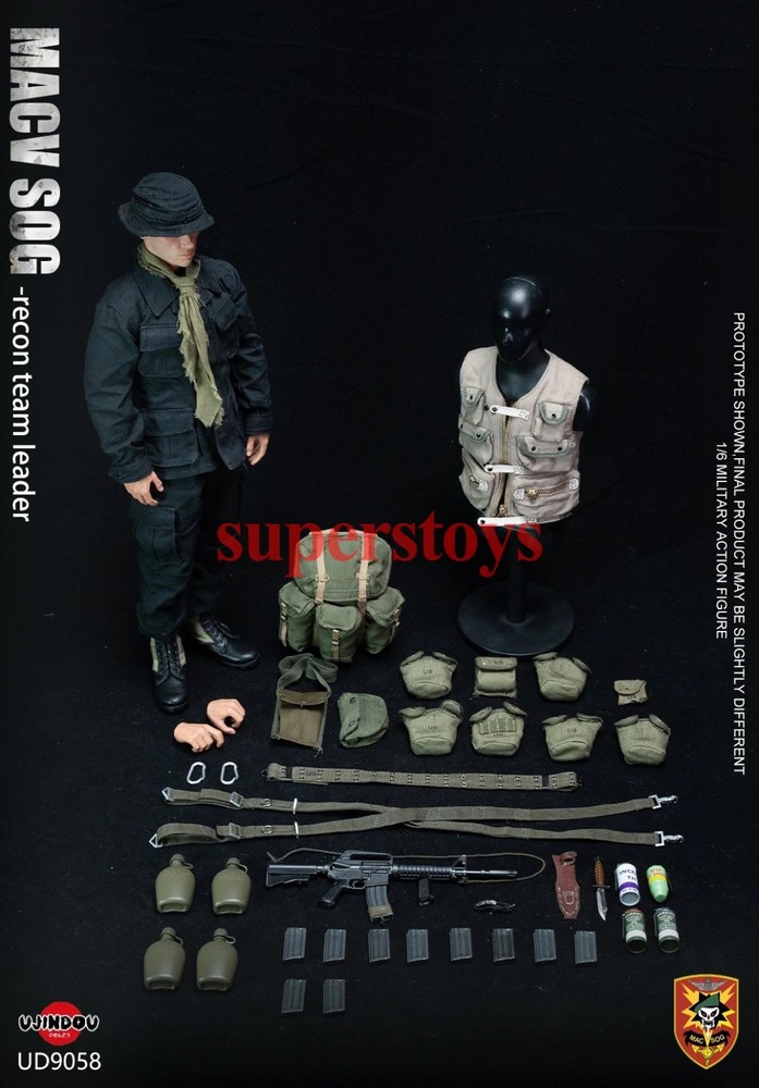 Presale UJINDOU UD9058 1/6 MACV-SOG Recon Team Leader Male Action Figure Model-image