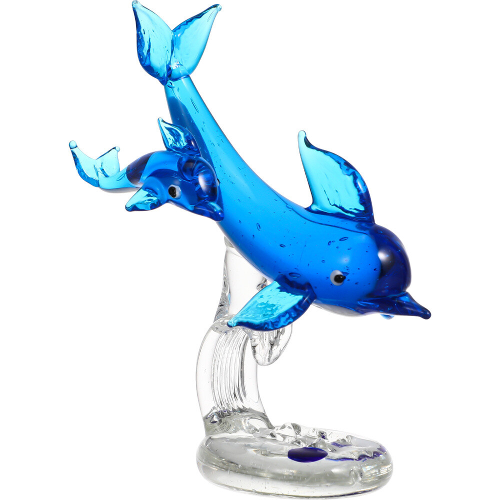 Glass Dolphin Ornaments Quiz Hummingbird Gifts Desktop Decor The Animal