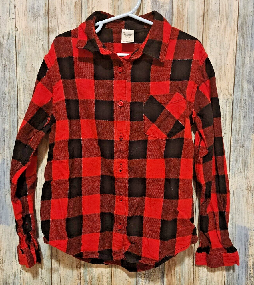 Festive Members Mark Flannel Shirt with Sparkles for Christmas-image