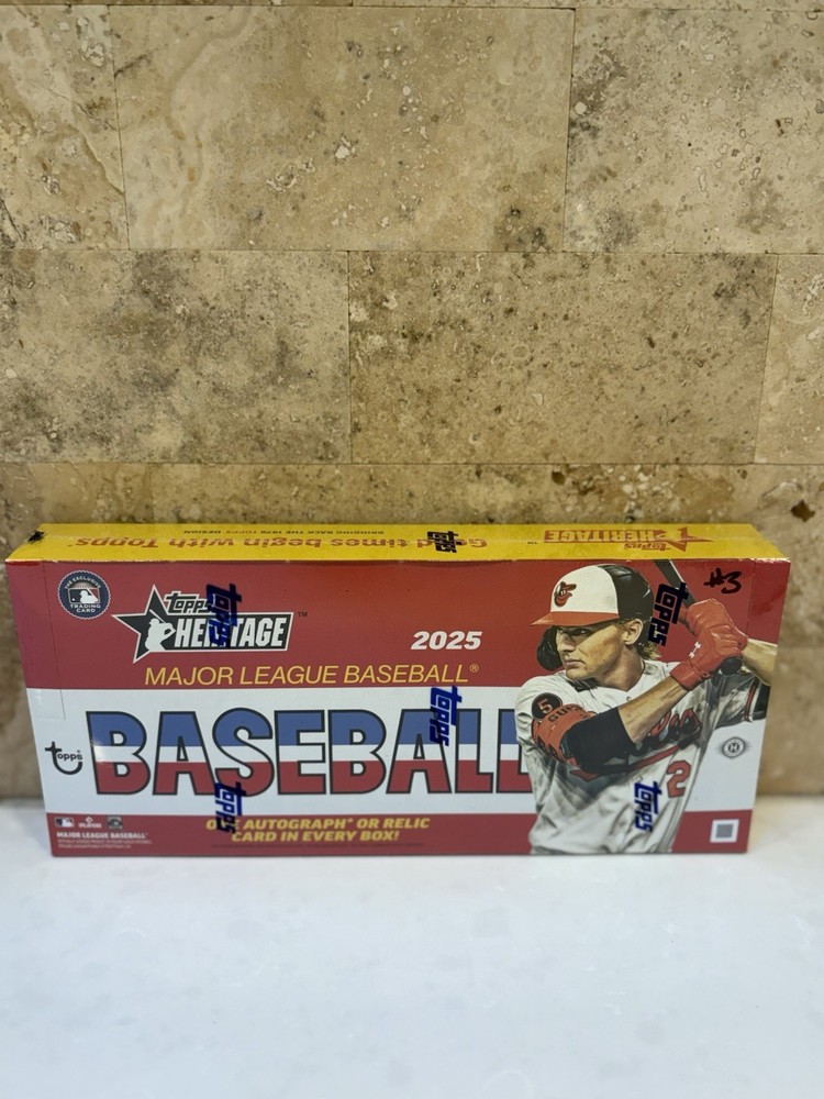 2025 Topps Heritage Baseball Hobby Box Brand New Sealed #3