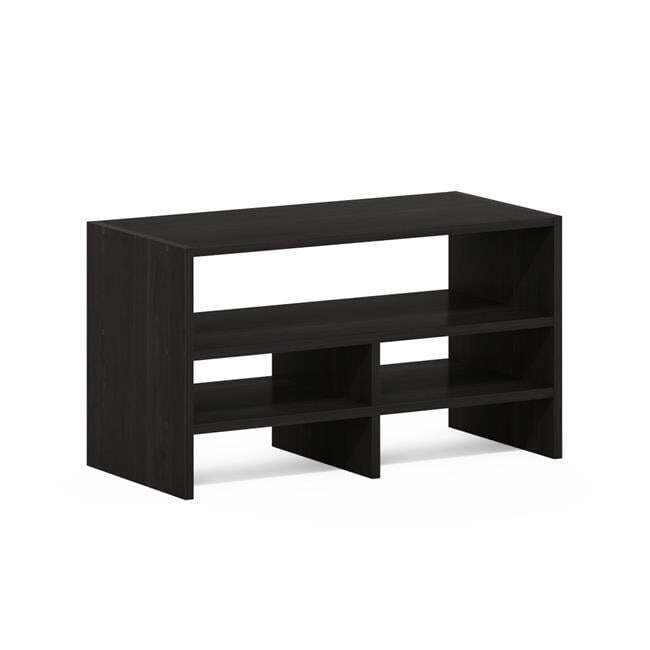 Espresso Hermite Desktop Organizer Shelf Bookcase for Office or Home